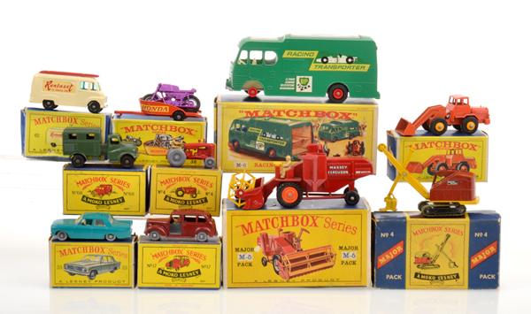 Appraisal: COLLECTION OF MATCHBOX MODELS INCLUDING NO METROPOLITAN TAXI NO HATRA