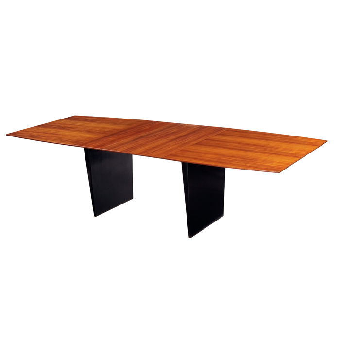 Appraisal: Edward Wormley Extension dining table by Dunbar Model s walnut