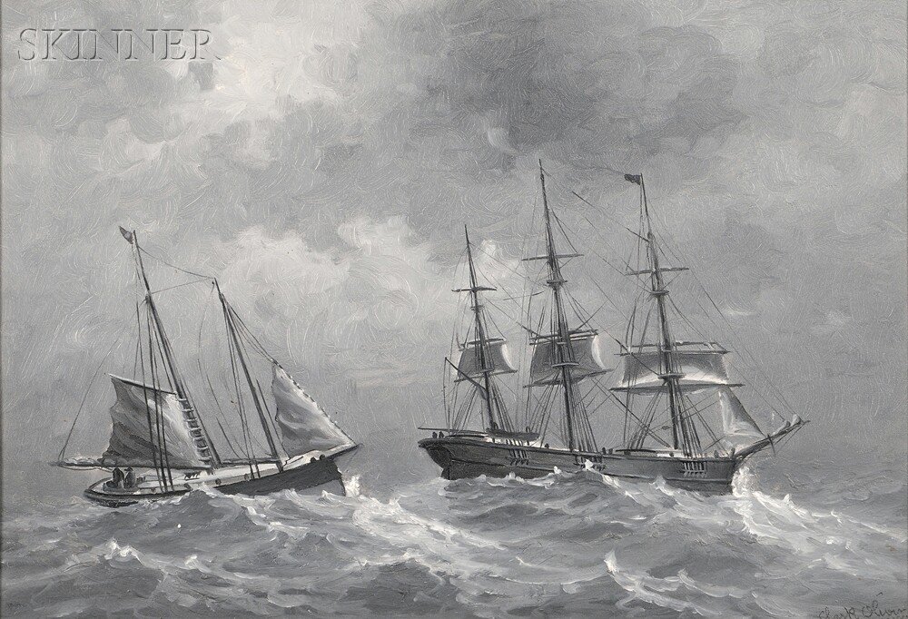 Appraisal: Thomas Clarkson Oliver called Clark Oliver American - Two Ships