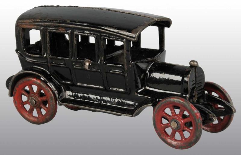 Appraisal: Cast Iron Hubley Taxi Car Toy Description Wheels are questionable