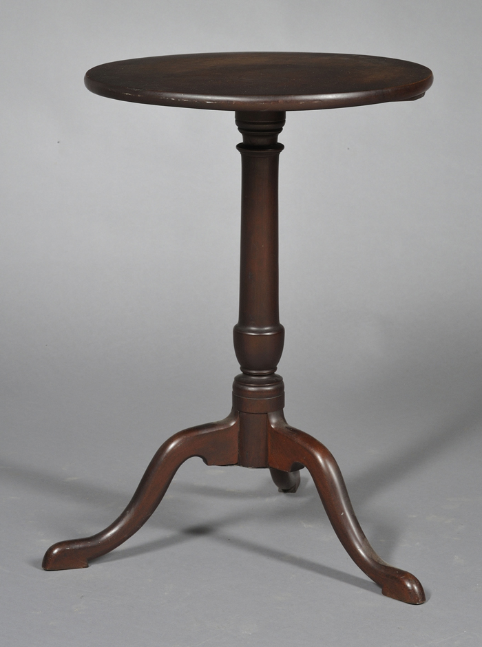 Appraisal: Federal Cherry Candlestand New England early th century the circular