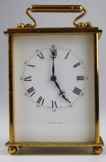 Appraisal: Mid Th C Tiffany Co Carriage Clock W Swiss Works