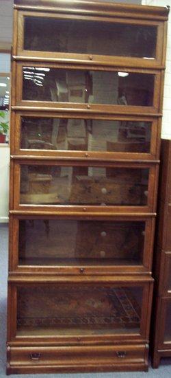 Appraisal: Additional LotA six-tier Globe Wernicke bookcase the graduated tiers above