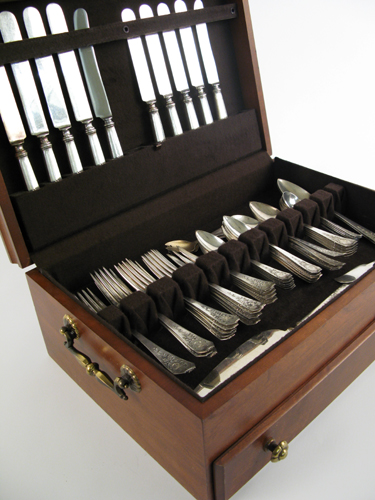 Appraisal: AN AMERICAN WHITING GORHAM PC STERLING SILVER FLATWARE SET in