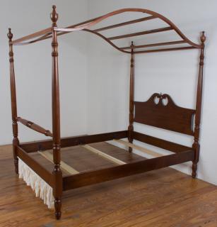 Appraisal: E A Clore Sons Inc Tall Post Canopy Bed E