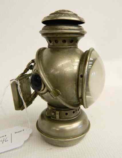 Appraisal: Bicycle oil lamp ''M B Co NY The Unique'' includes