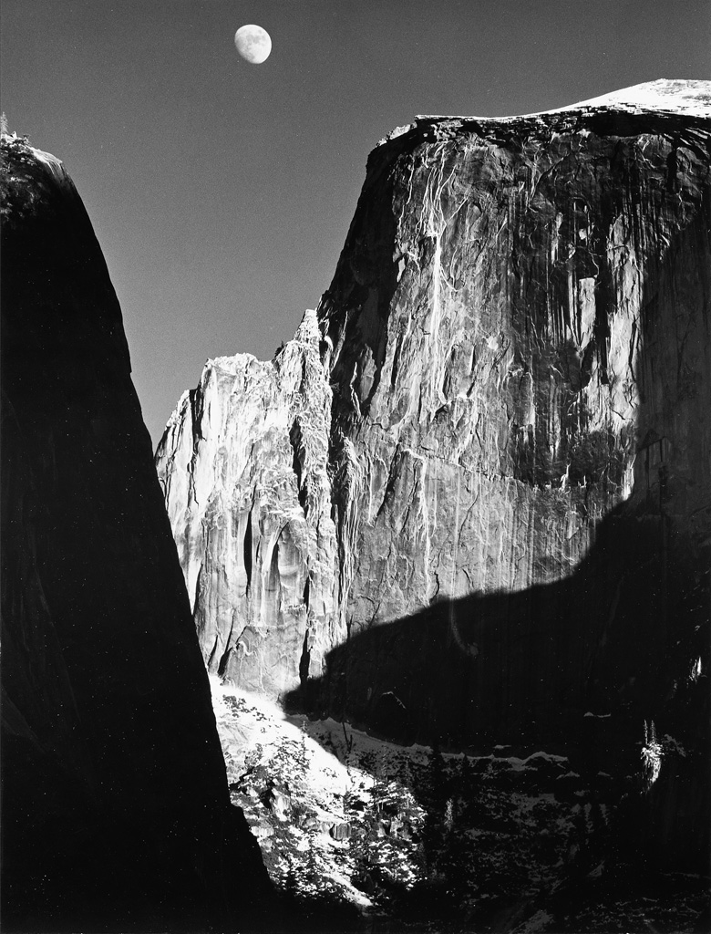 Appraisal: ANSEL ADAMS - Moon and Half Dome Yosemite National Park