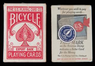 Appraisal: USPC Bicycle Playing Cards Expert Back Cincinnati J OB Mint