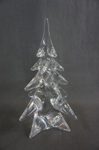 Appraisal: 's Blown Art Glass Christmas Tree Believed to be produced