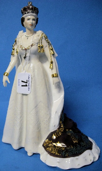 Appraisal: Royal Worcester Figure Queen Elizabeth II limited edition with certificate