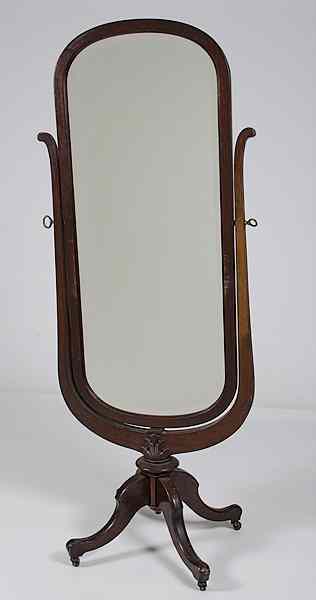 Appraisal: Cheval Mirror American likely Grand Rapids Michigan th century a