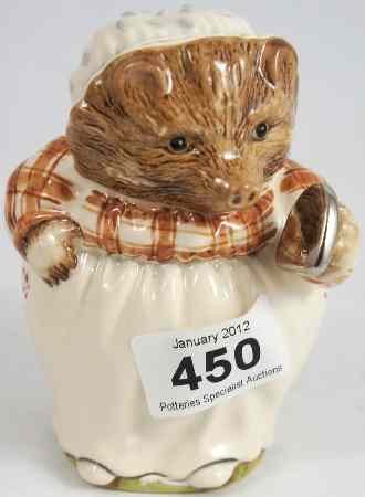 Appraisal: Beswick Large Mrs Tiggy Winkle with Gold Accents Iron with