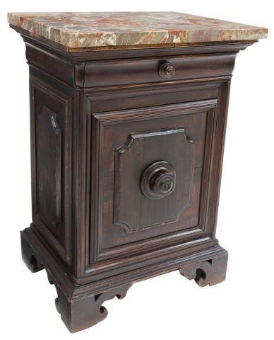 Appraisal: Italian Renaissance Revival cabinet early th c later marble top