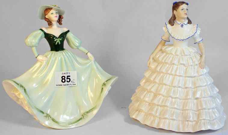 Appraisal: Coalport Figures Shirley and Melanie from the Ladies of Fashion