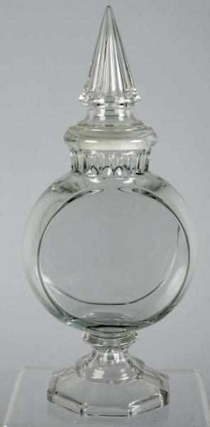 Appraisal: Small Banjo Candy Jar Clean and bright with nice ground