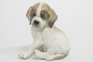 Appraisal: Nymphenburg Porcelain Dog by Theodore Karner Hound or St Bernard