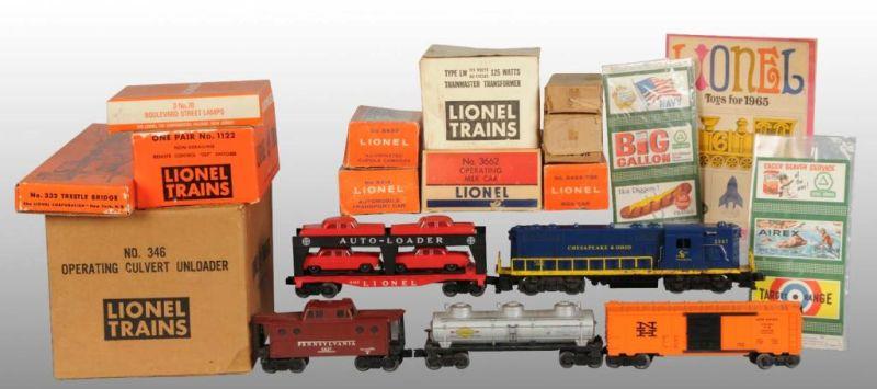 Appraisal: Lionel O-Gauge Sears Promotional Set OB Description Post-war Extremely rare