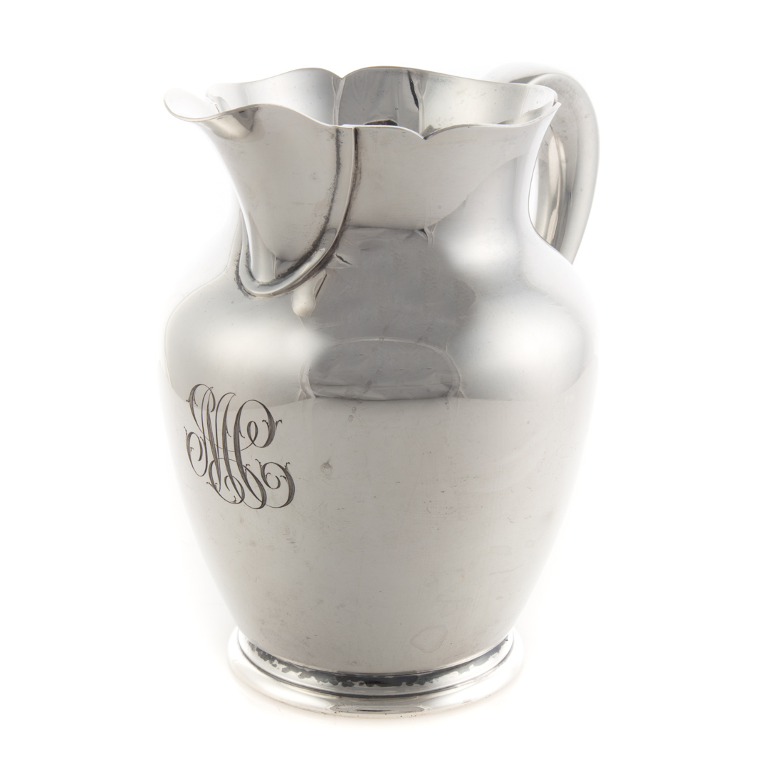 Appraisal: Kirk sterling silver water pitcher model A in H ozt