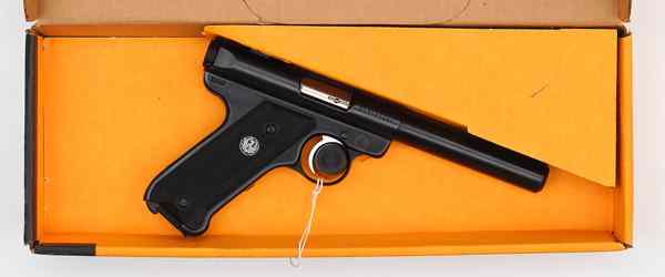 Appraisal: Ruger MkII Semi-Auto Pistol LR cal '' bull barrel S