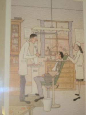 Appraisal: G W BIRKS Dentist and Doctor a pair reproduction in