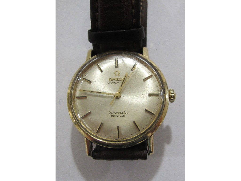 Appraisal: Gents ct gold cased Omega Seamaster De Ville wrist watch