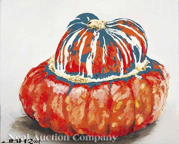 Appraisal: John Burton Burt Harter American New Orleans - Red Variegated