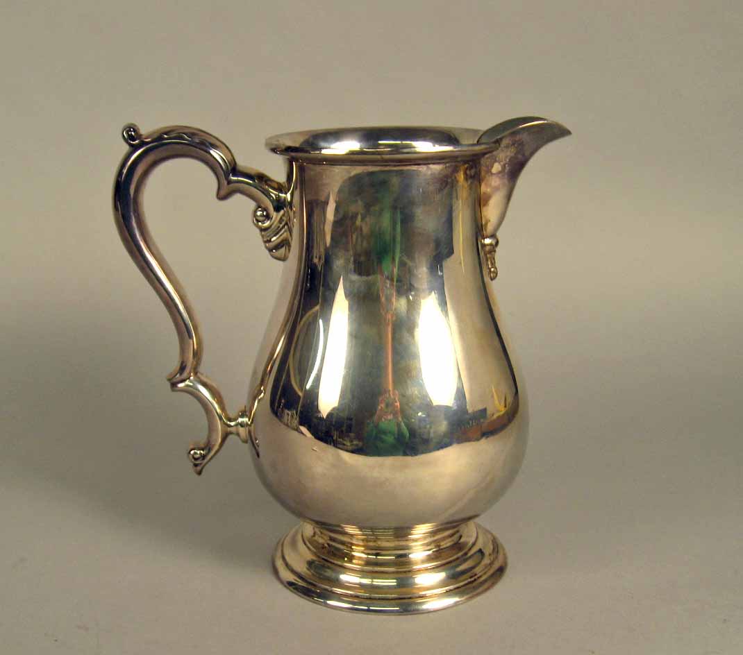 Appraisal: International sterling silver water pitcher In the Lord Saybrook pattern