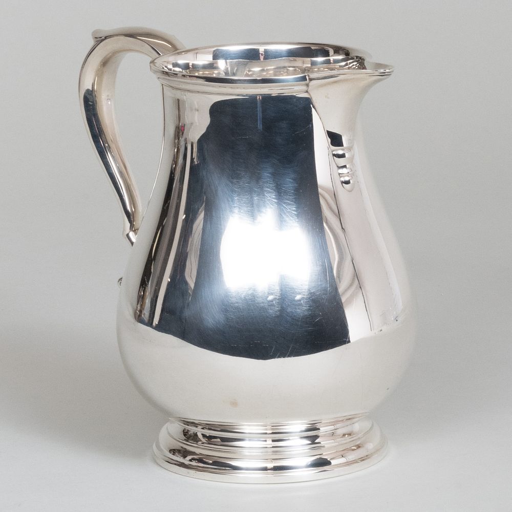 Appraisal: James Robinson Silver Water Pitcher Marked 'Sterling' in high oz