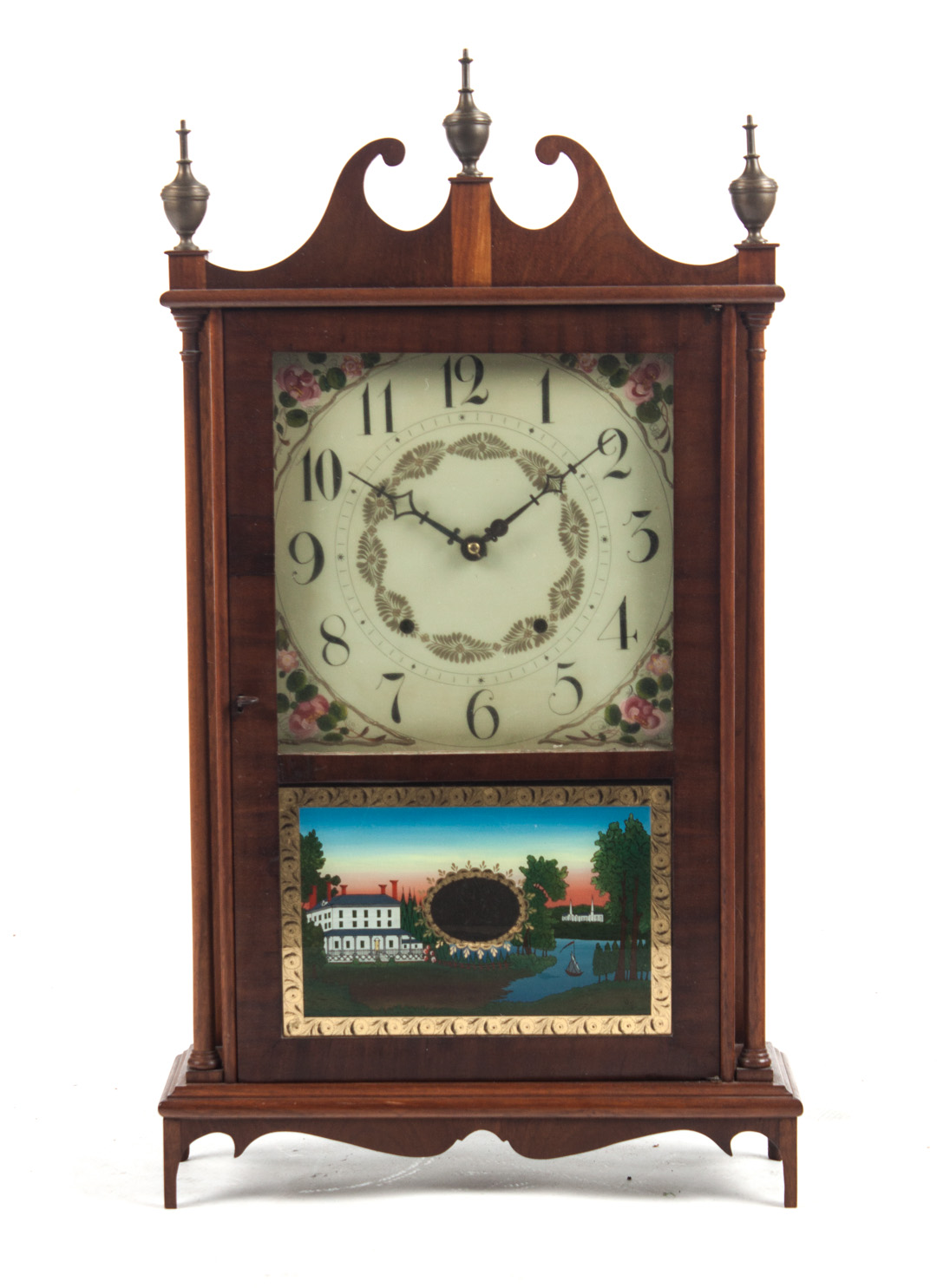 Appraisal: Eli Terry pillar and scroll clock circa - mahogany case