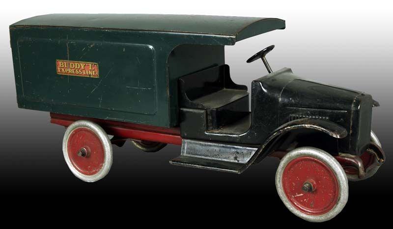 Appraisal: Pressed Steel Buddy L Moving Van Toy Description '' L