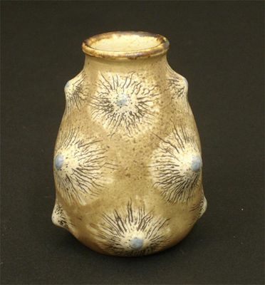 Appraisal: A Martin Brothers stoneware gourd vase by Walter Edwin Martin