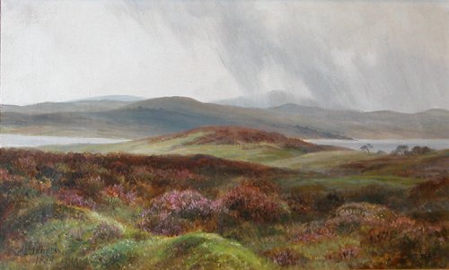 Appraisal: Artist Johnson Charles Edward British - Title Highland Rain in