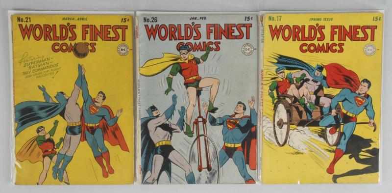 Appraisal: Lot of s World's Finest Comics Description This lot includes