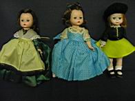 Appraisal: THREE MADAME ALEXANDER DOLLS Three dolls in this lot Size