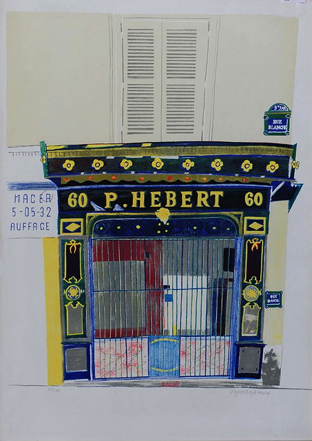 Appraisal: GLYNN BOYD HARTE - The shop front 'P Hebert Rue