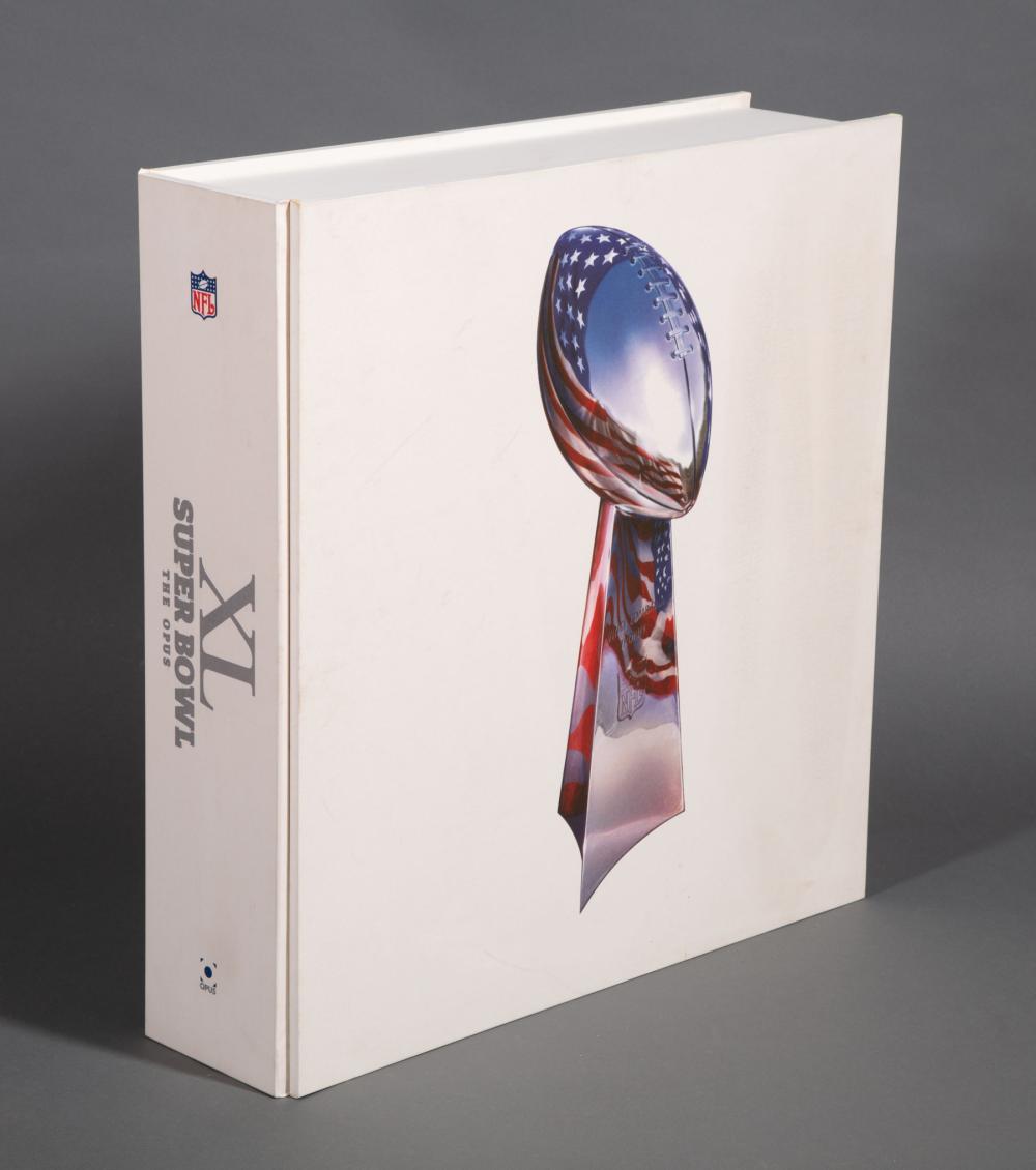 Appraisal: Monumental Super Bowl Book Super Bowl XL Opus published by