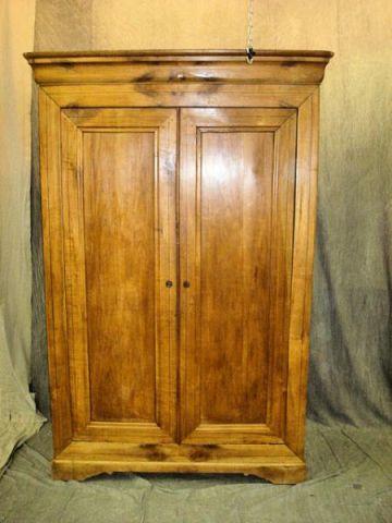 Appraisal: th Cent Door Cherry Armoire From a Larchmont home Dimensions