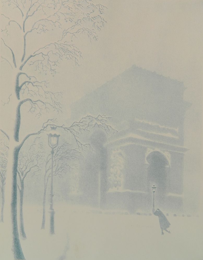 Appraisal: Ellison Hoover lithograph Ellison Hoover American - - ''Winter-Arc de