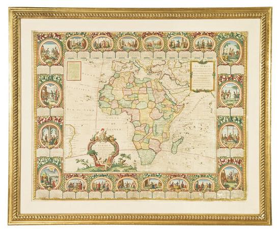 Appraisal: CONTINENTS - CLOUET Jean Baptiste Louis Abb - Carted' Amerique