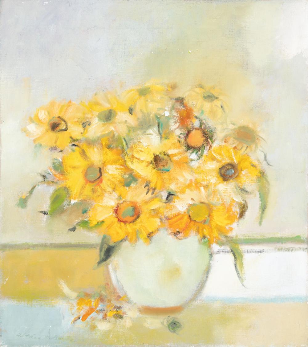 Appraisal: Althea Dodson Tanner American New Orleans - Sunflowers oil on