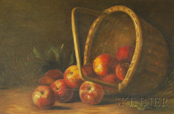 Appraisal: Attributed to Benjamin Champney American - Still Life with Basket