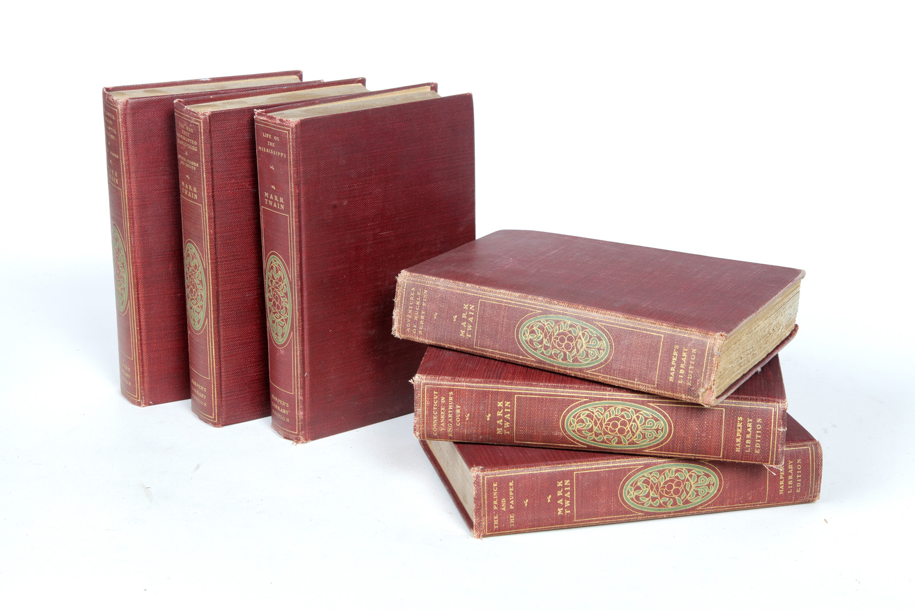 Appraisal: SIX MARK TWAIN BOOKS American published by Harper Brothers Publishers