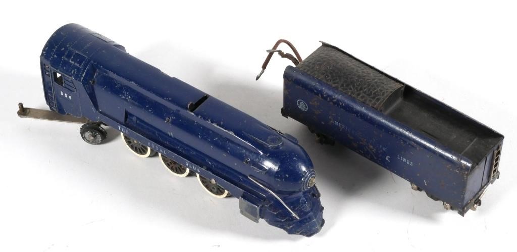 Appraisal: AMERICAN FLYER LOCOMOTIVE ROYAL BLUE W TENDERLocomotive Steam engine Engine