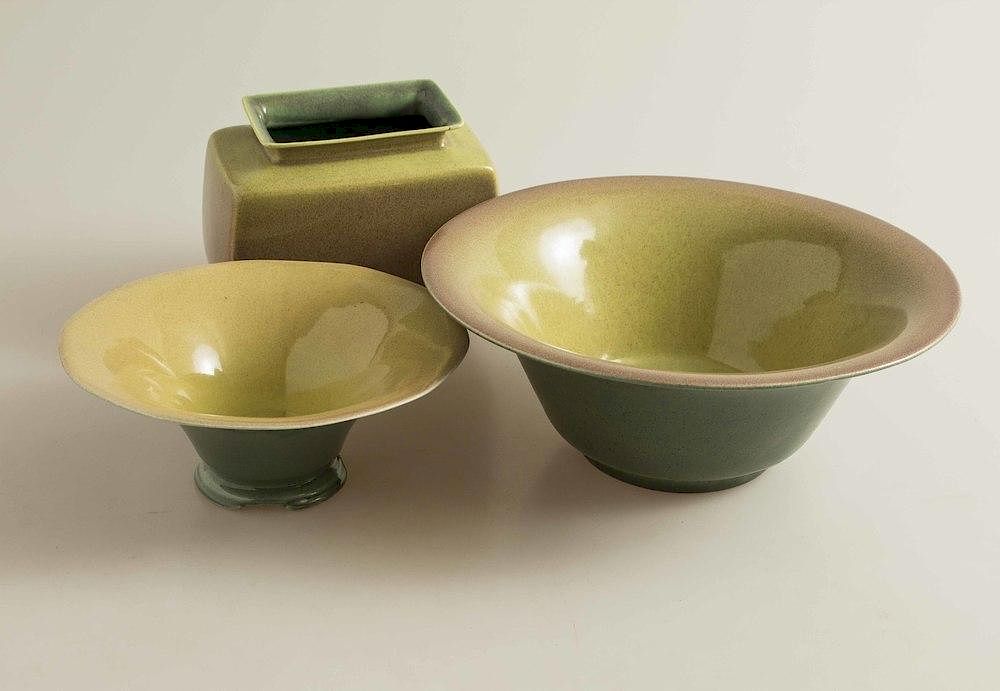 Appraisal: Assorted Batchelder Ceramics Pottery Assorted Batchelder ceramics comprising two flared