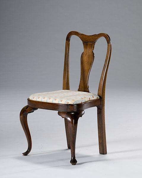 Appraisal: CHILD'S QUEEN ANNE SIDE CHAIR English or American th century