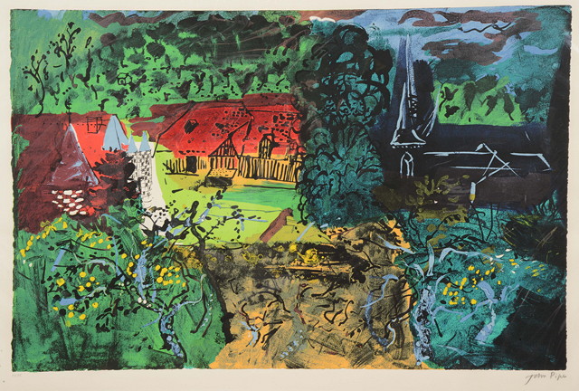 Appraisal: John Piper British - St Germain de L'Ivret Levinson signed