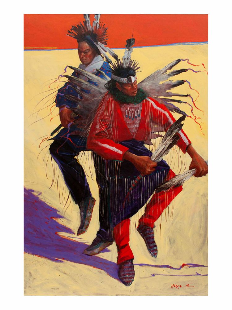 Appraisal: Mike Larsen American b Sacred Dance Mike Larsen American b