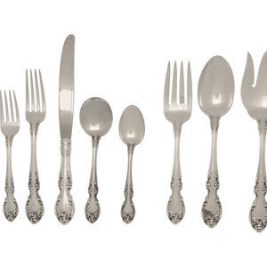 Appraisal: An American Silver Flatware Service Gorham Mfg Co Providence RI