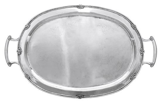 Appraisal: Sale Lot A Mexican Silver Tray Sanborns th Century of