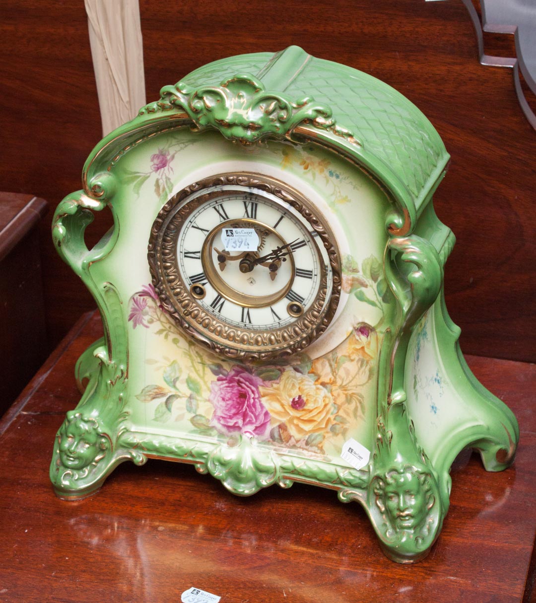 Appraisal: Royal Bonn mantel clock